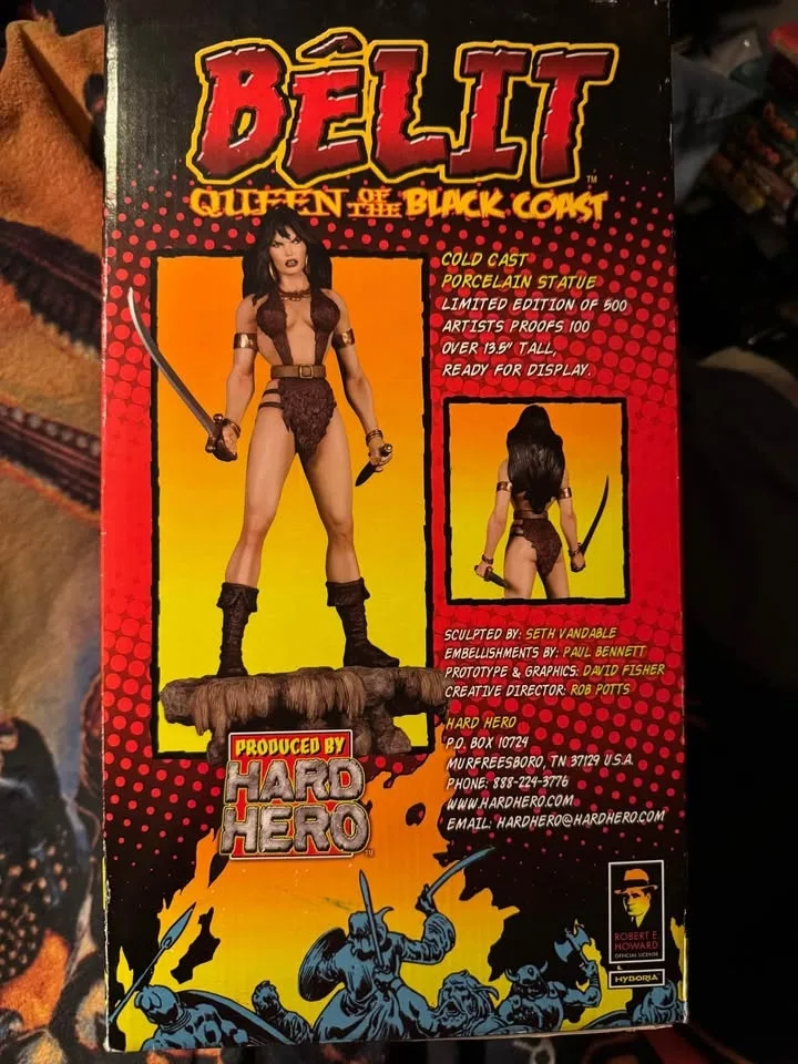 Rare Hard Hero BELIT Conan Statue 13.5" Amazing! image indicator(6)