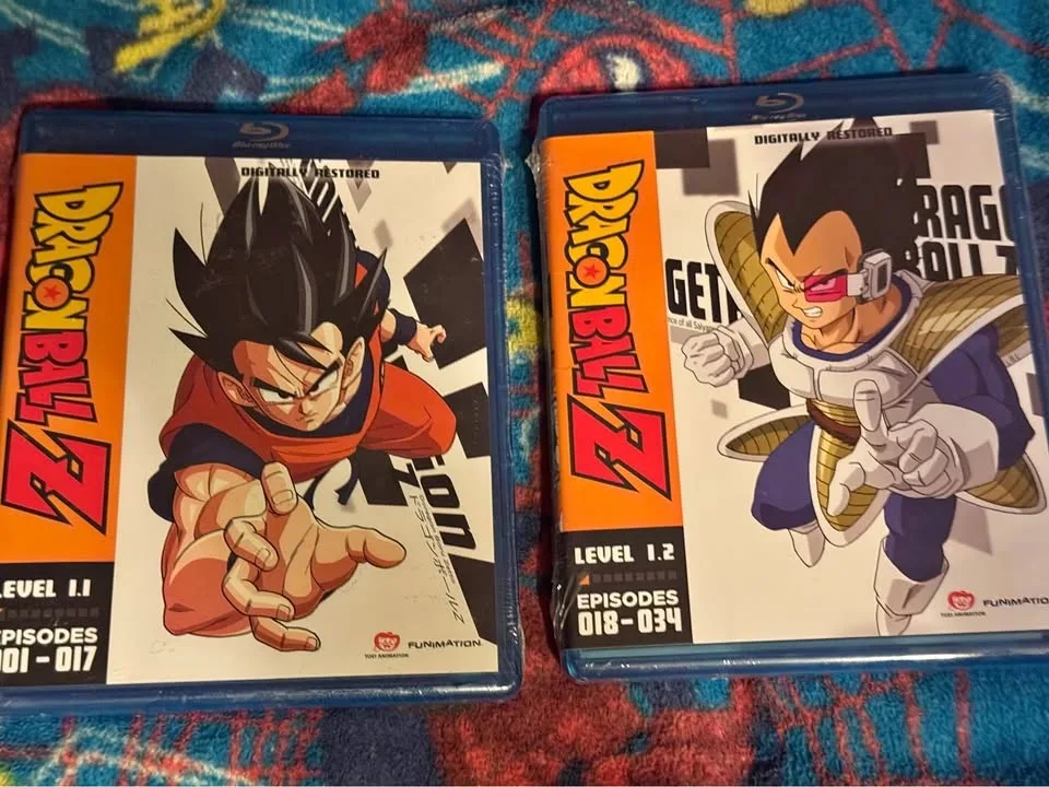 Dragonball Z Blu-Ray level 1.1 & 1.2. 34 episodes! New!