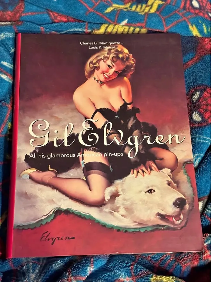 Gil Elygren All his American Pin-ups art book. Softcover.