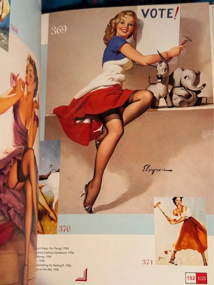 Gil Elygren All his American Pin-ups art book. Softcover. image indicator(6)