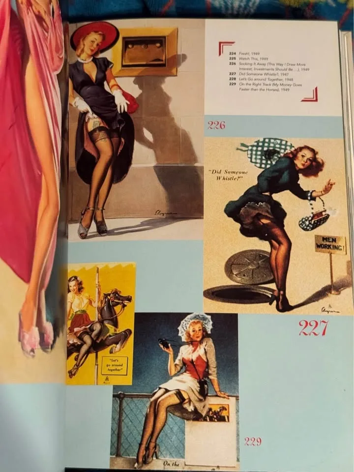 Gil Elygren All his American Pin-ups art book. Softcover. image indicator(8)