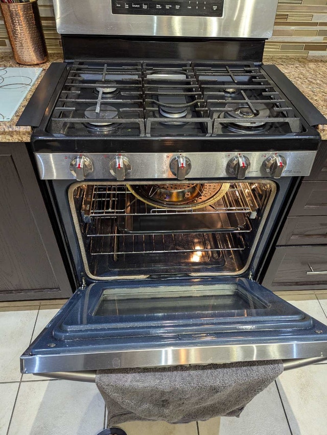 Samsung Gas Stove, Convection Oven With Warming Drawer - photo 4
