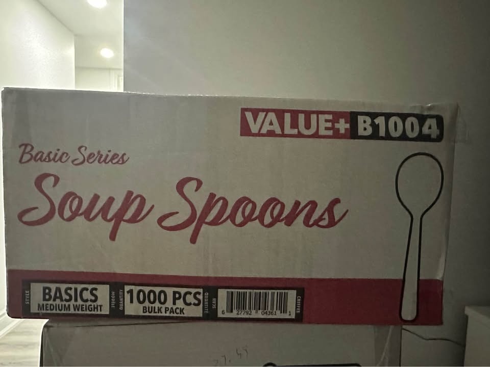 BULK LOT - Commercial Grade Disposable Soup Containers & Spoons - photo 4