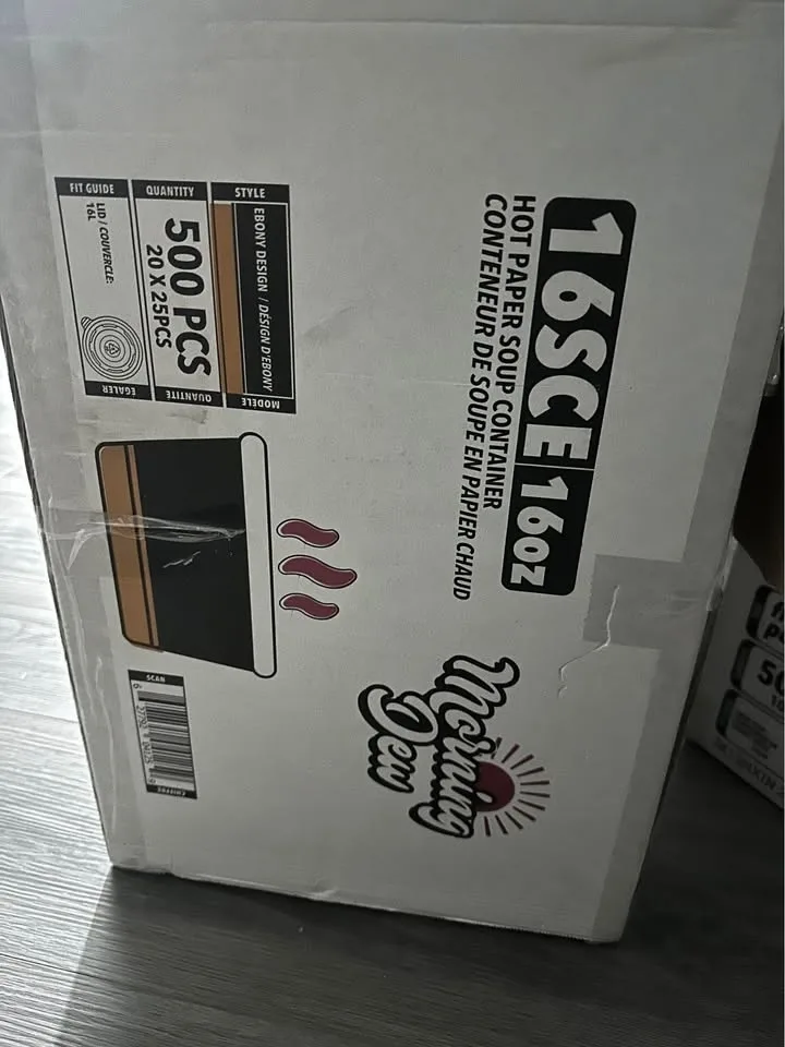 BULK LOT - Commercial Grade Disposable Soup Containers & Spoons image indicator(5)