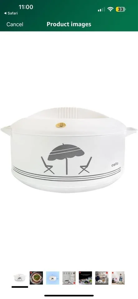 Brand New Cello Hotpot 3500ml – Keep Your Food Hot & Fresh! image indicator(2)