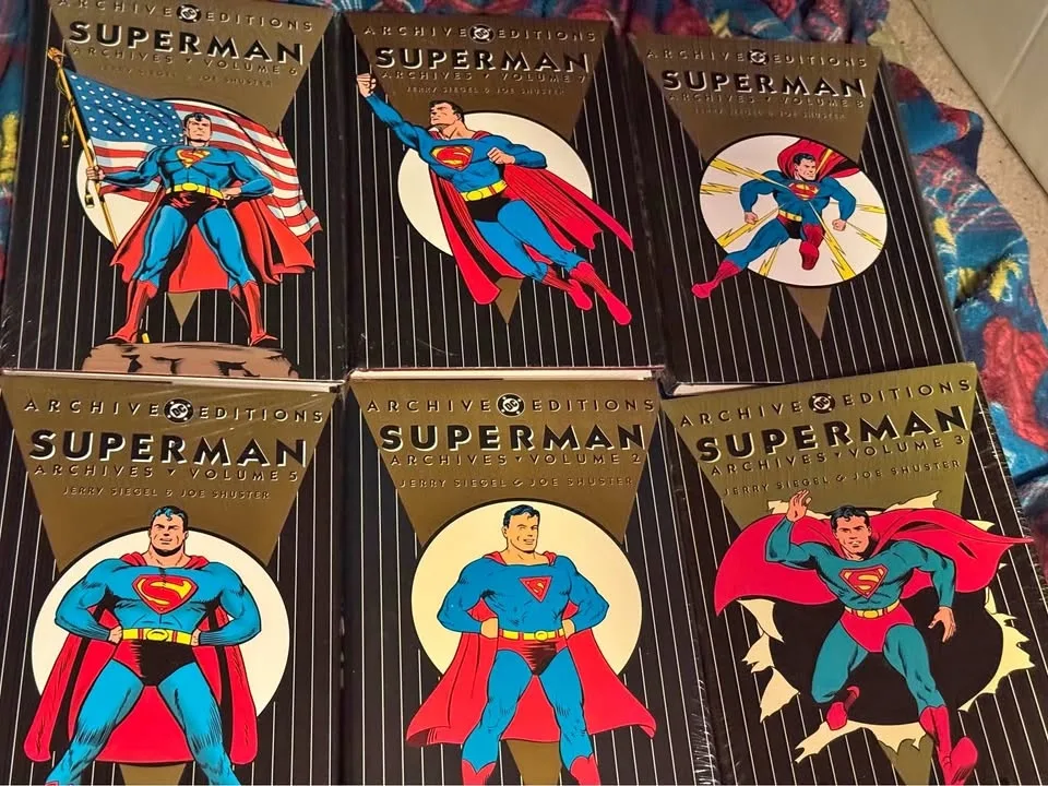 Superman Archives. 2,3,5,6,7, 8 and Action Comics 2. New!!!