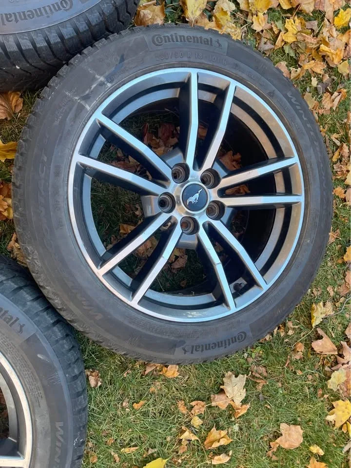 Ford Mustang 18” Continental Winter Wheels with TPMS image indicator(9)
