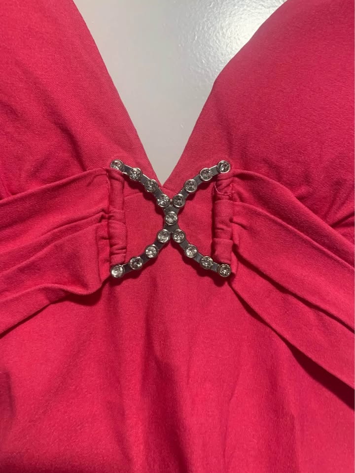 Hot pink mini dress - photo 2