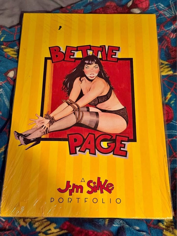 Bettie Page Jim Silke Portfolio. 2008. Great Art. New!