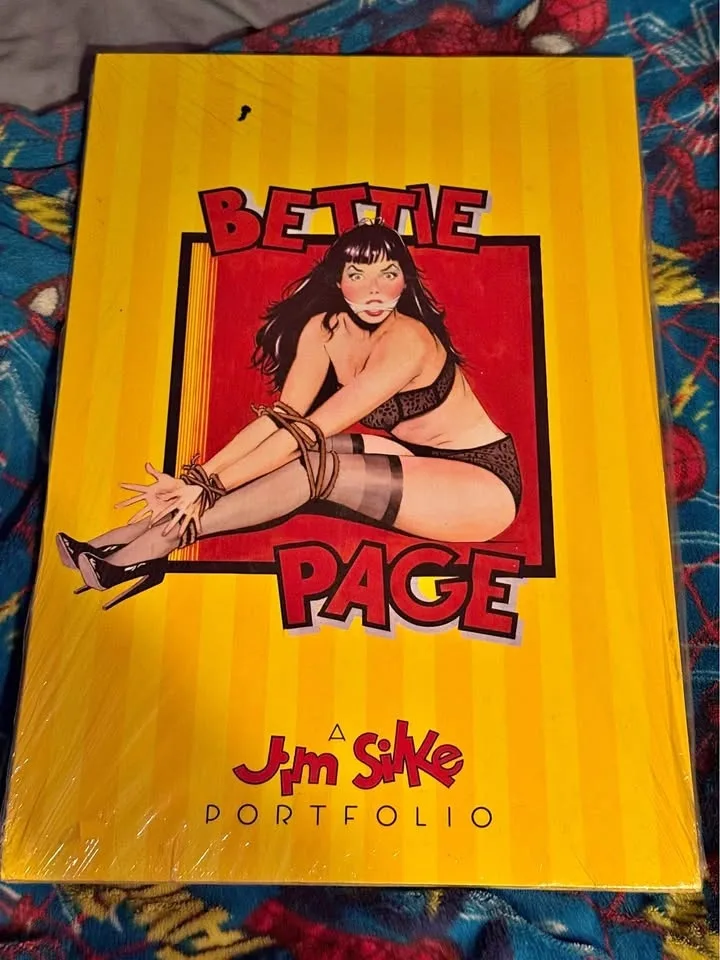 Bettie Page Jim Silke Portfolio. 2008. Great Art. New!