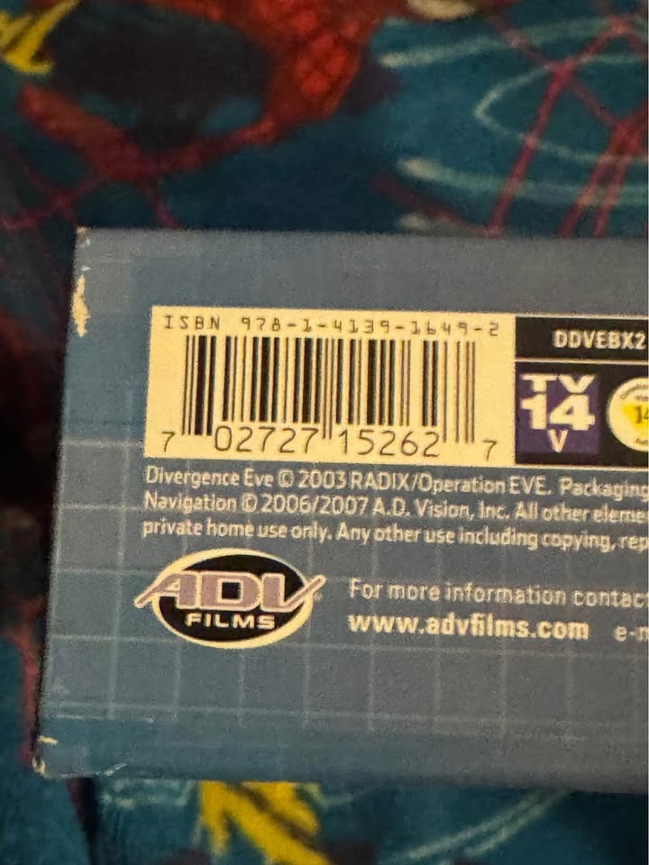 Divergence Eve complete collection DVD. Like New!! - photo 4