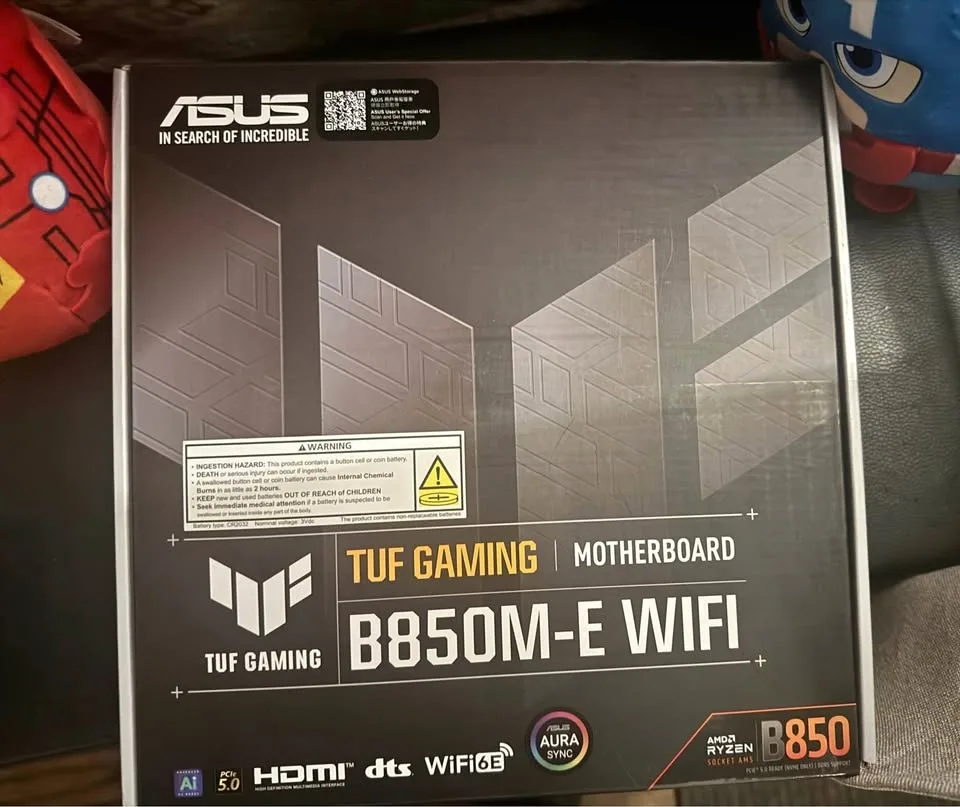 ASUS TUF GAMING B850M-E WIFI AMD B850 mATX motherboard