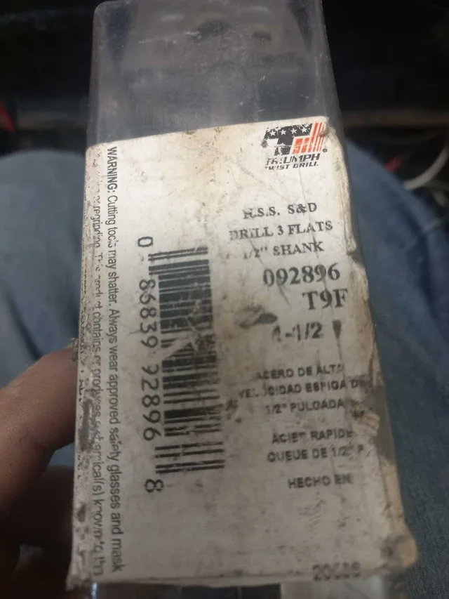 Kodiak HSS S&D drill bit, size 1-1/2"