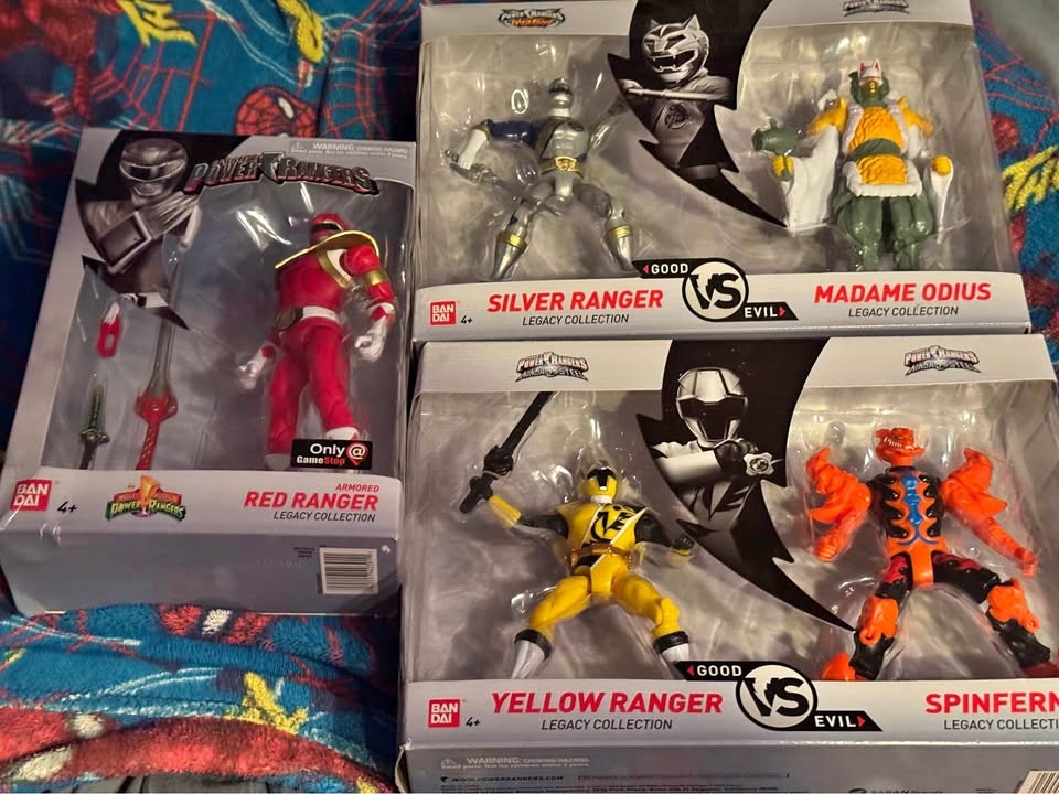 Power Rangers Legacy figure pack! lot! All New!
