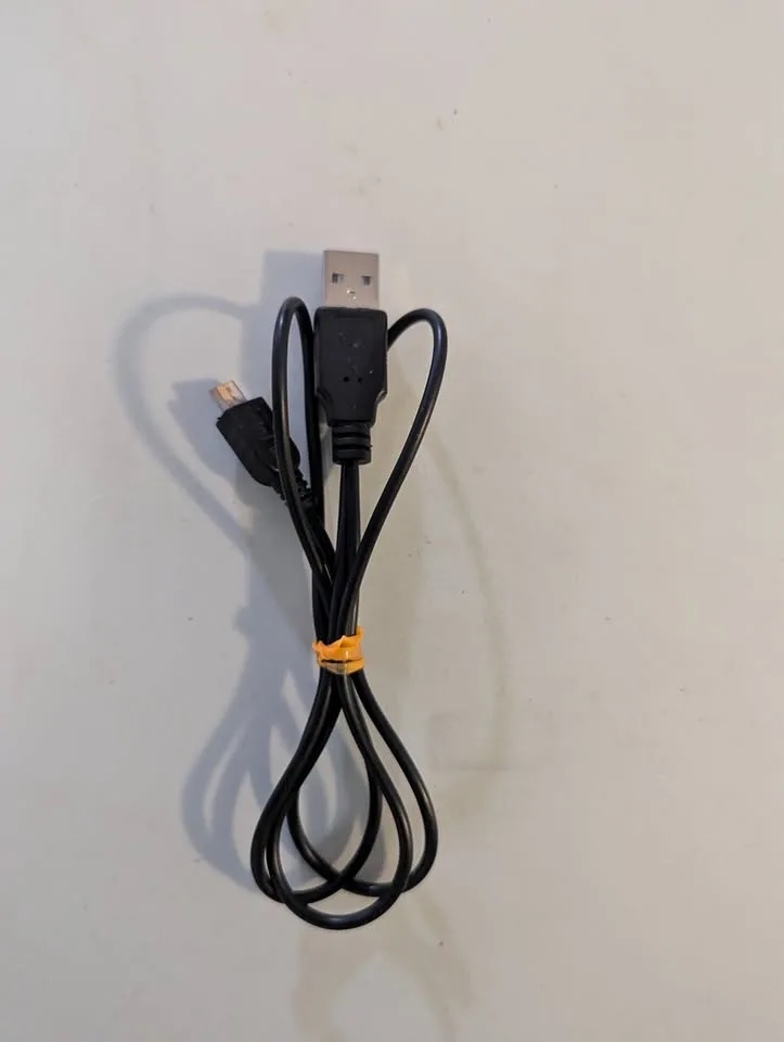 USB A to USB B Cable – Black – 2.5 ft thumbnail