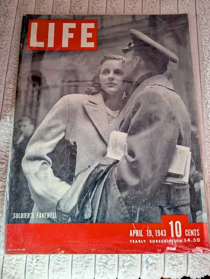 Vintage LIFE Magazine – April 19, 1943 – WWII Era