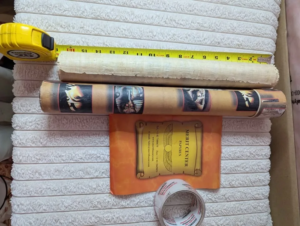 Authentic Large Egyptian Papyrus – “Weighing of the Heart” image indicator(5)