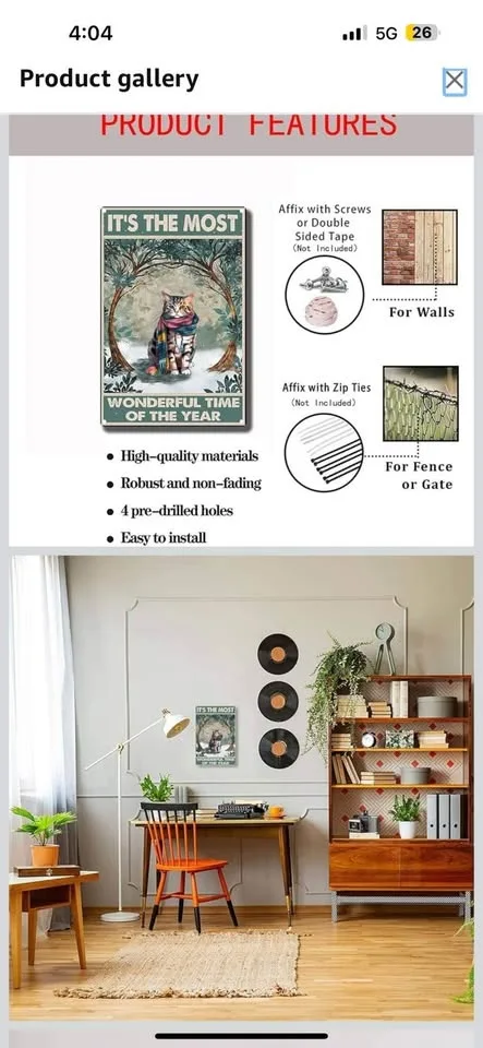 Christmas Cat Decor image indicator(2)