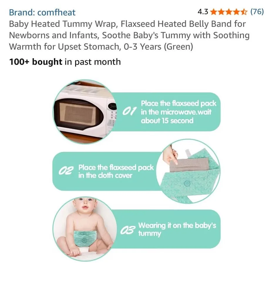 Baby Heated Tummy Wrap image indicator(3)