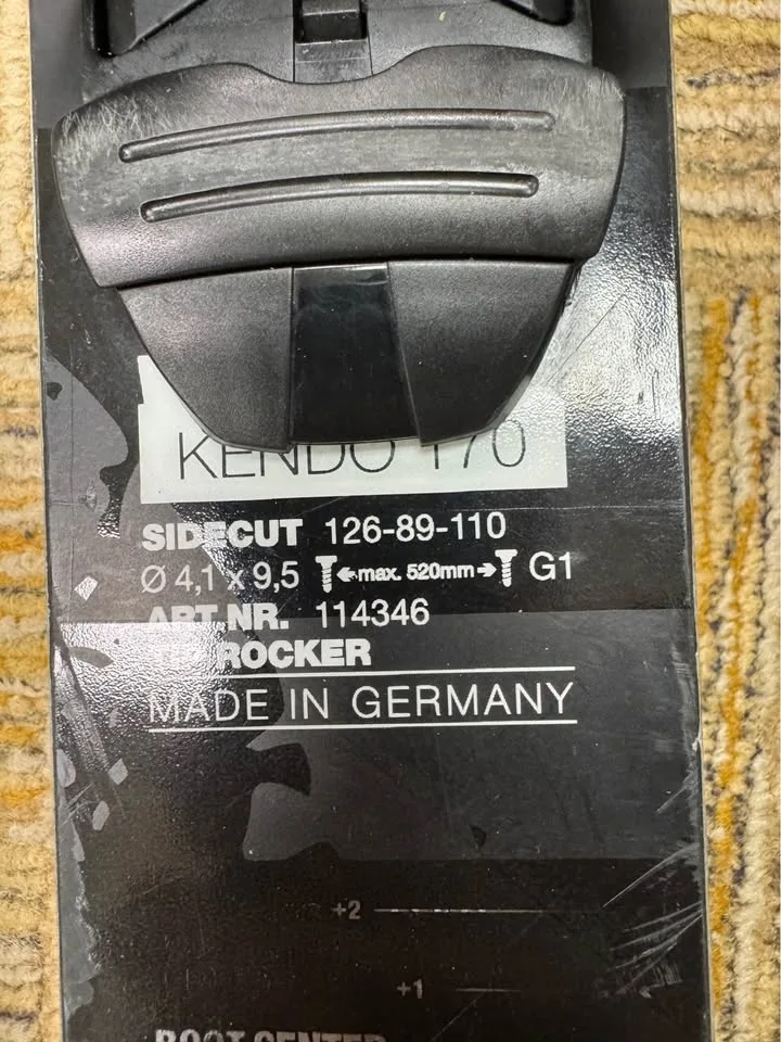 Volkl Kendo 170 cm Skis + Salomon Bindings + Bag image indicator(5)