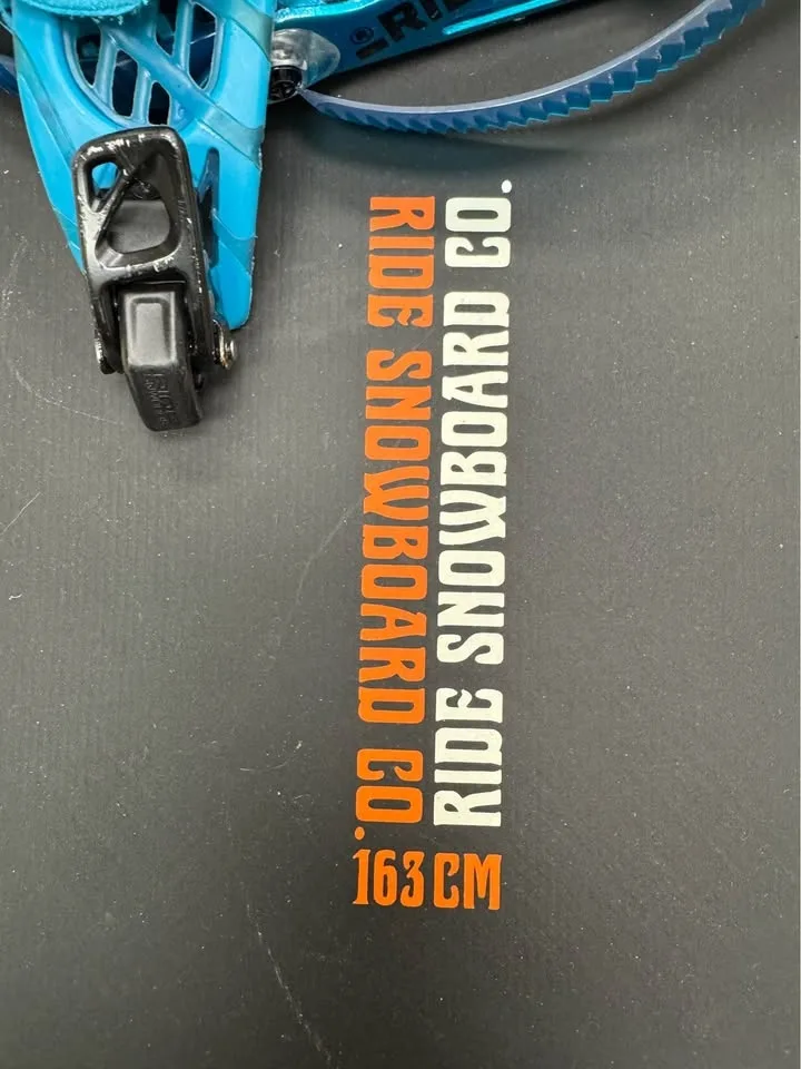 Ride Snowboard 163 cm + Ride Revolt Bindings (Large) – Great Con image indicator(3)