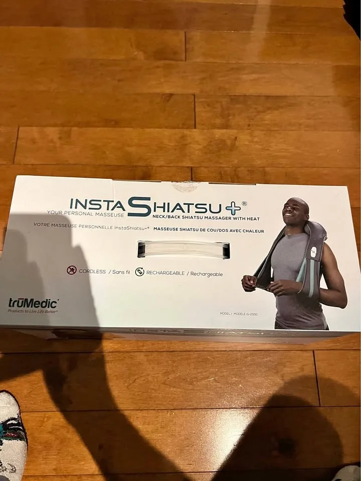 truMedic InstaShiatsu+ Neck & Back Massager w/ Heat