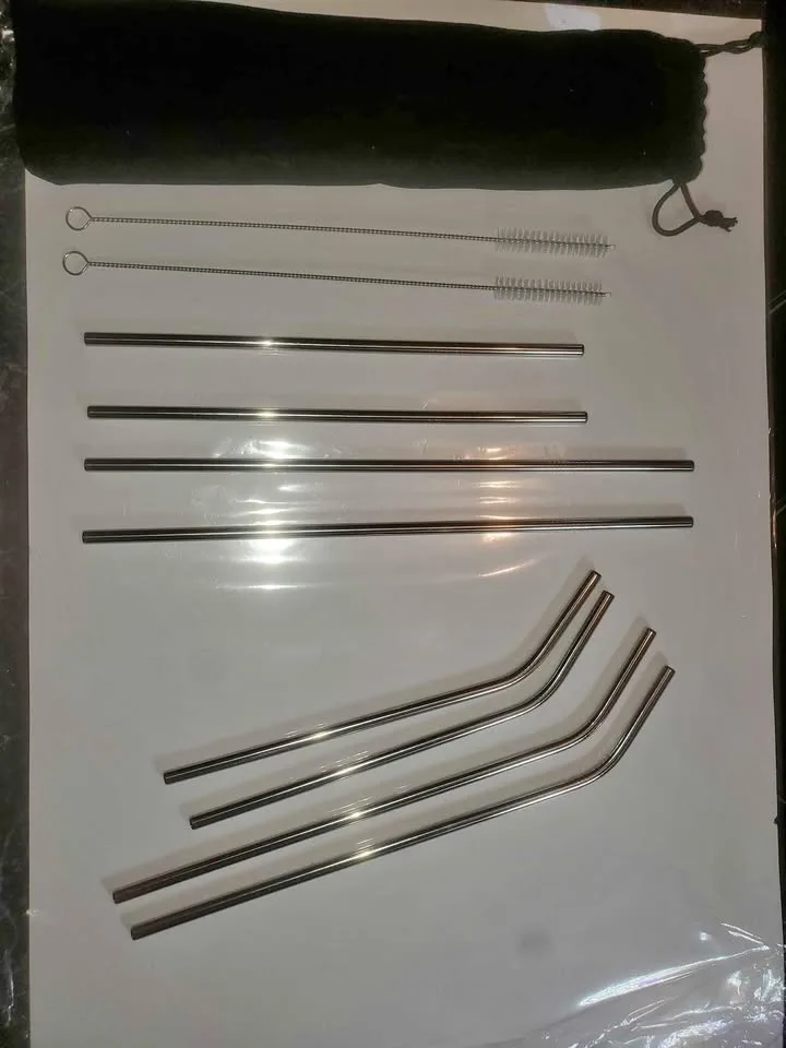 Stainless steel straw set, buy bulk save $$