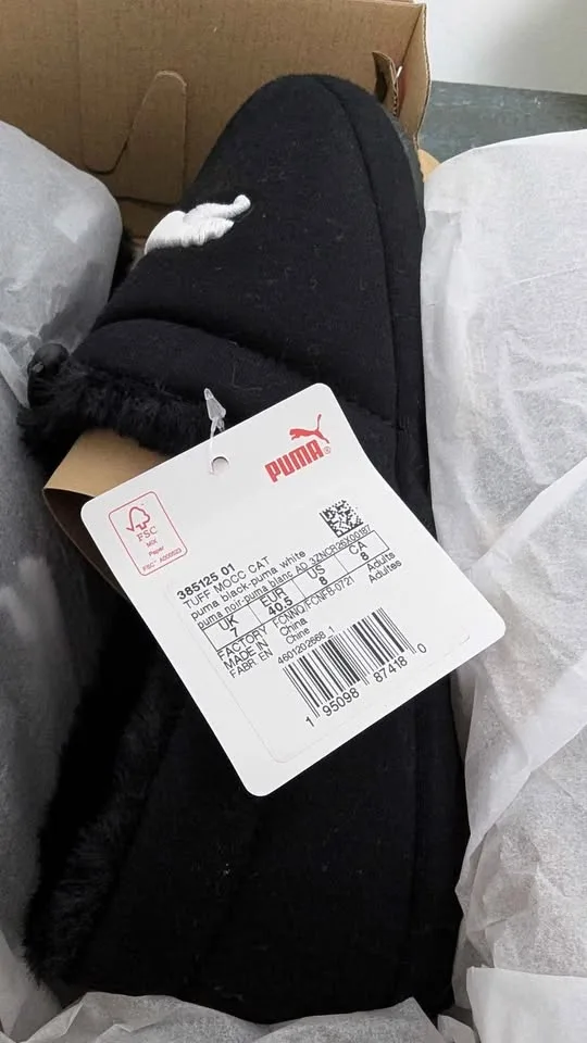 Puma Tuff Mocc Slippers - Size 7 and 8- Unisex image indicator(3)