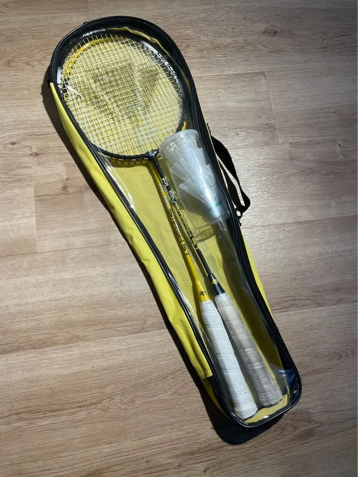Two Badminton Rackets and Shuttles image indicator(2)