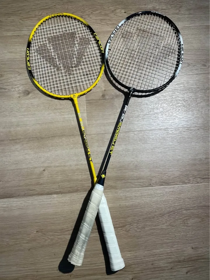 Two Badminton Rackets and Shuttles image indicator(3)