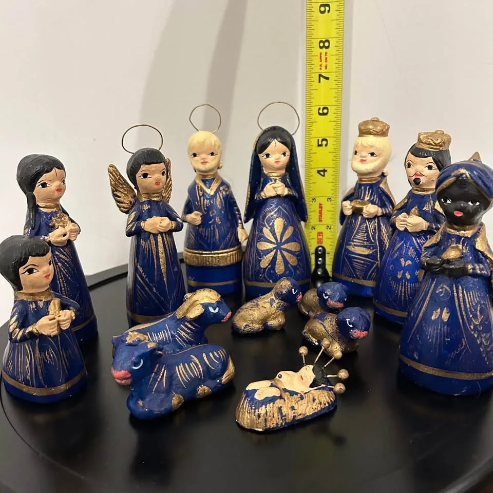 Vintage Tonala Mexican Nativity Set #Cleanout image indicator(6)