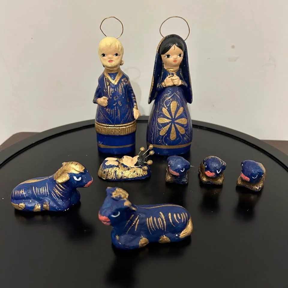 Vintage Tonala Mexican Nativity Set #Cleanout image indicator(7)