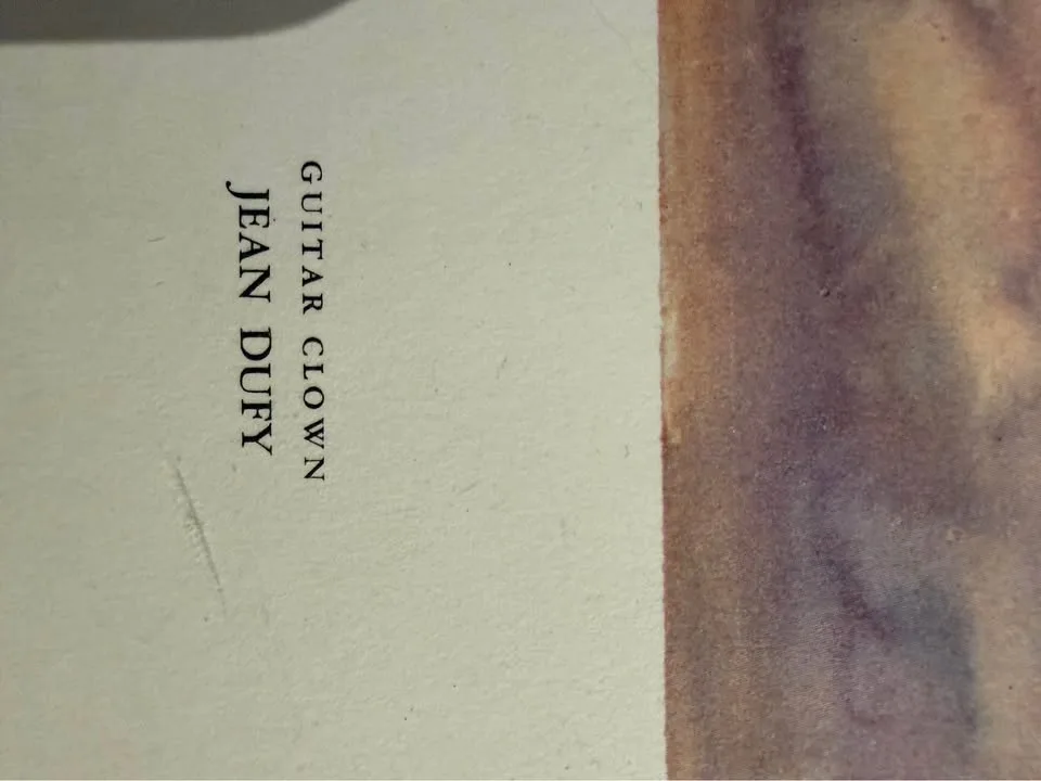 Jean Dufy Vintage Print "Guitar Clown" image indicator(3)