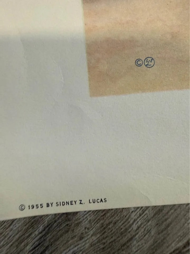 VTG Art Framed Matted "Lapin Agile" By Maurice Utrillo #4 1955 1 image indicator(2)