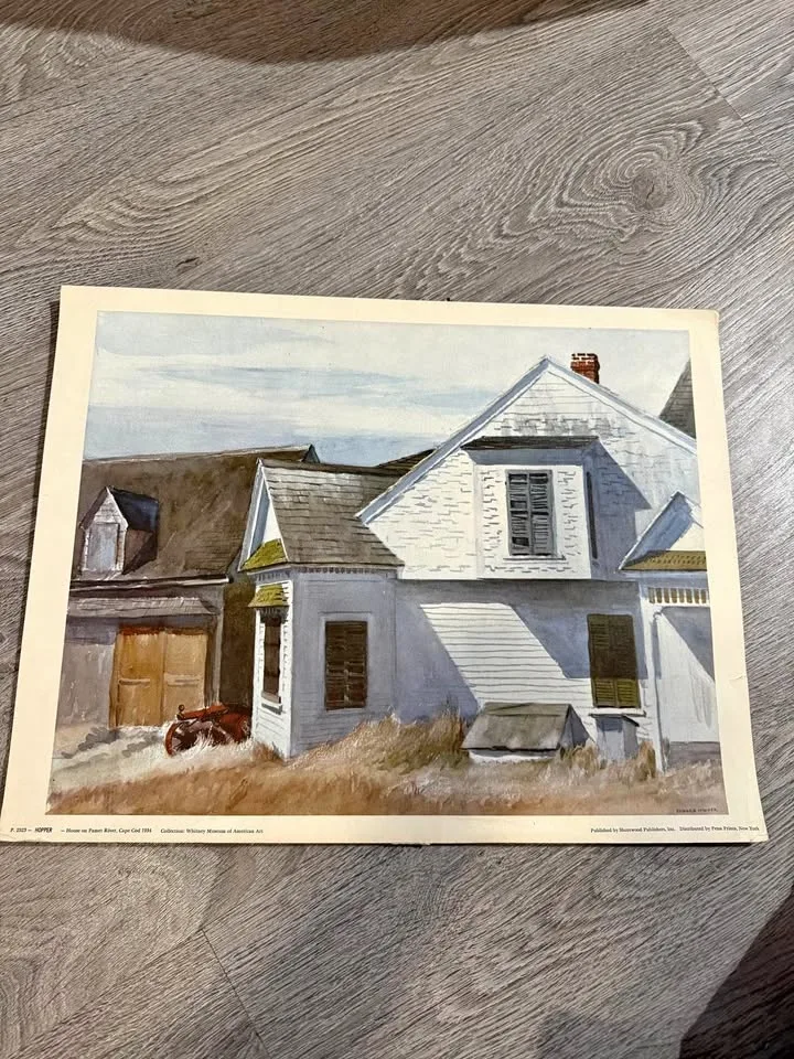 House on Pamet River EDWARD HOPPER. 14”x18”