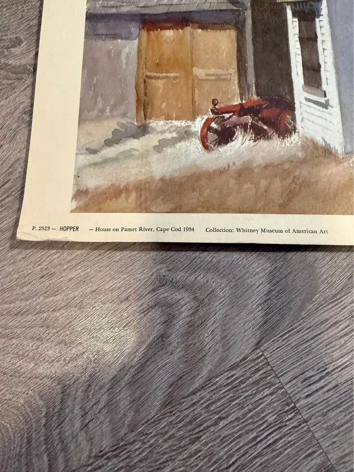 House on Pamet River EDWARD HOPPER. 14”x18” image indicator(2)