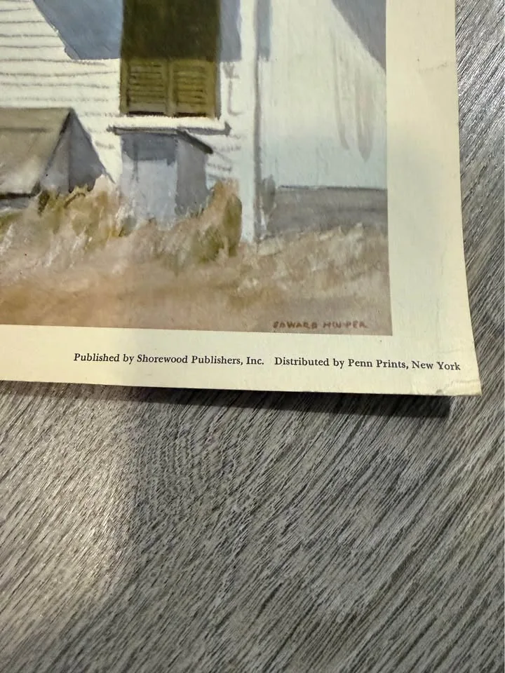 House on Pamet River EDWARD HOPPER. 14”x18” image indicator(3)