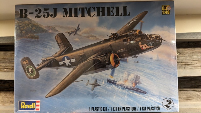 Revell B-25J Mitchell plastic model kit