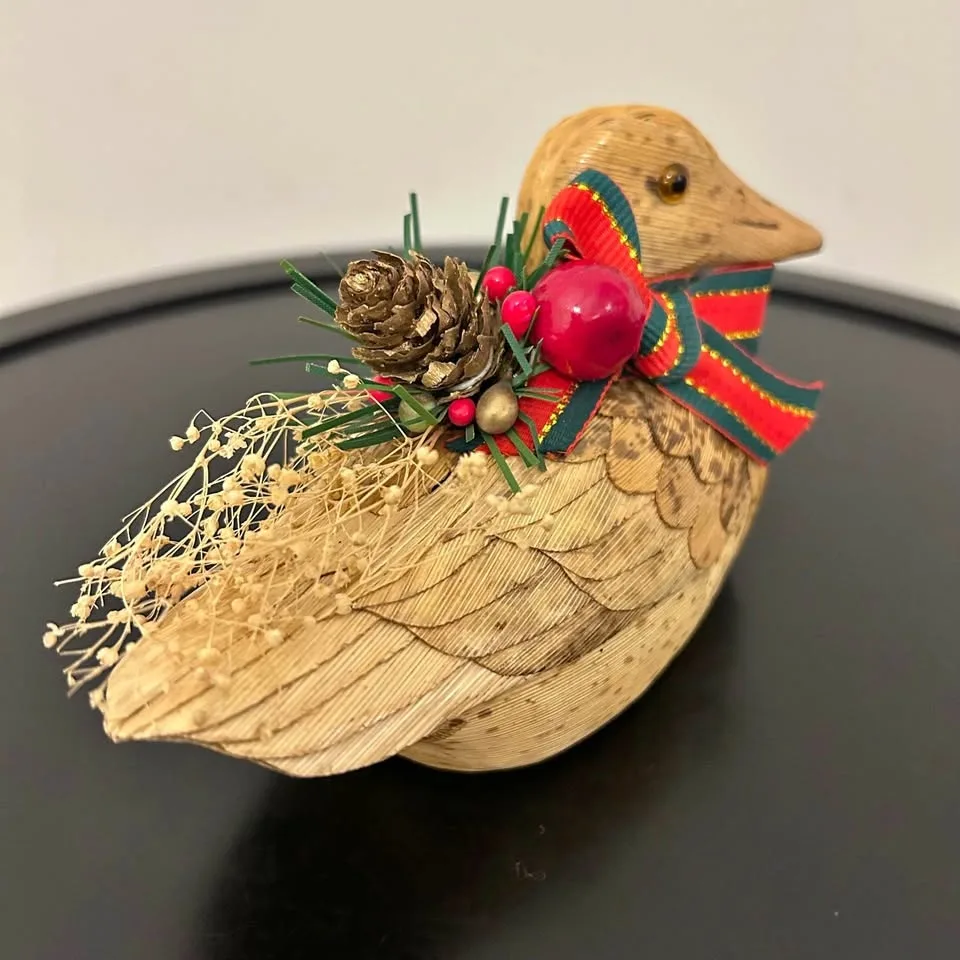 Straw Duck Décor – Vintage Folk Art Duck #Cleanout