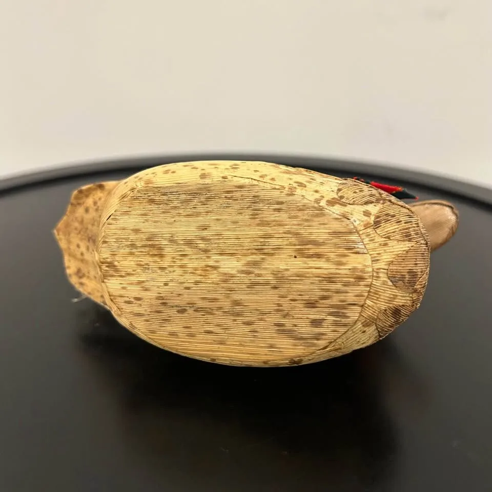 Straw Duck Décor – Vintage Folk Art Duck #Cleanout image indicator(5)