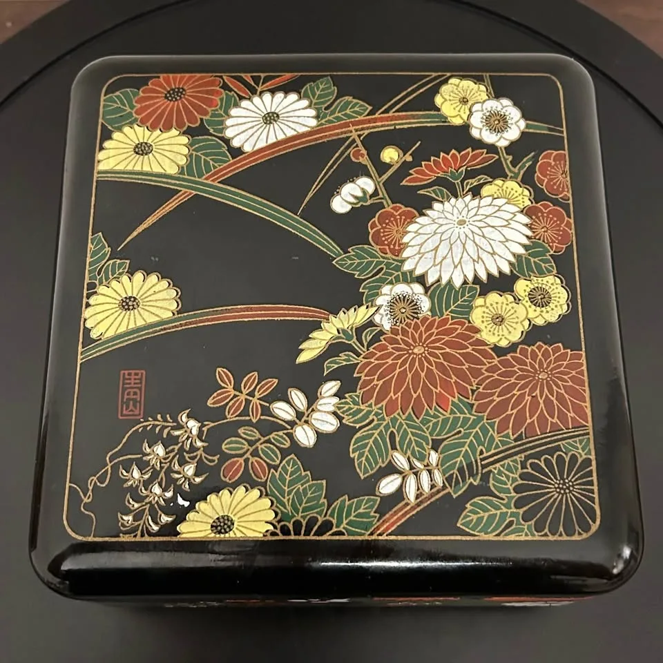 Vintage Japanese Lacquer Bento Box #Cleanout image indicator(2)