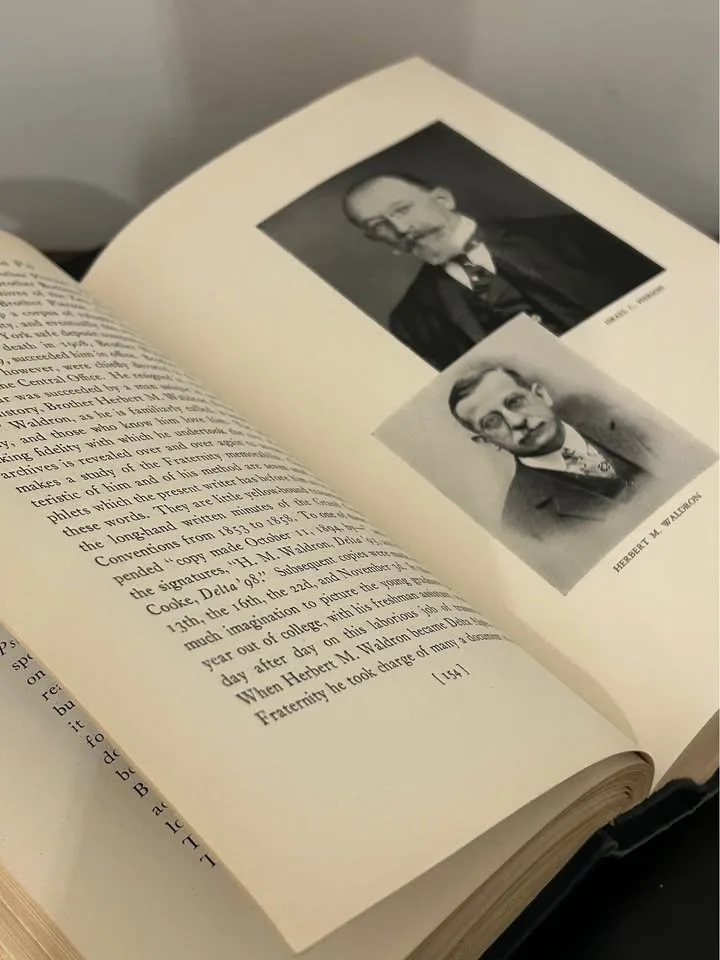 Vintage 1932 “The Story of Zeta Psi” Book #Cleanout image indicator(5)