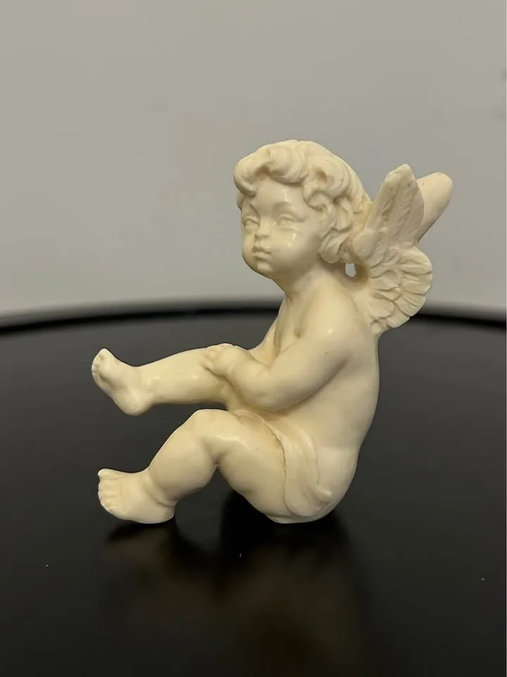 Set of 3 Vintage A. Santini Cherub  Italy #Cleanout image indicator(2)