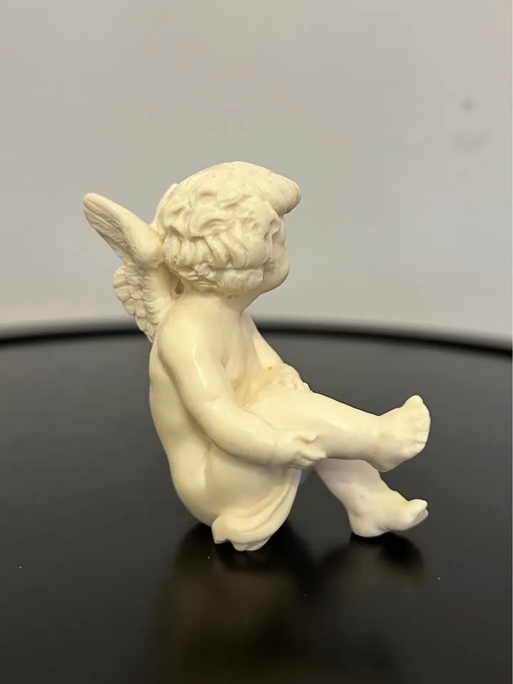 Set of 3 Vintage A. Santini Cherub  Italy #Cleanout image indicator(3)