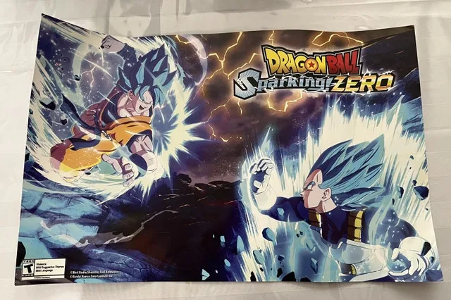 Dragon Ball Sparking Zero Poster GameStop preorder bonus