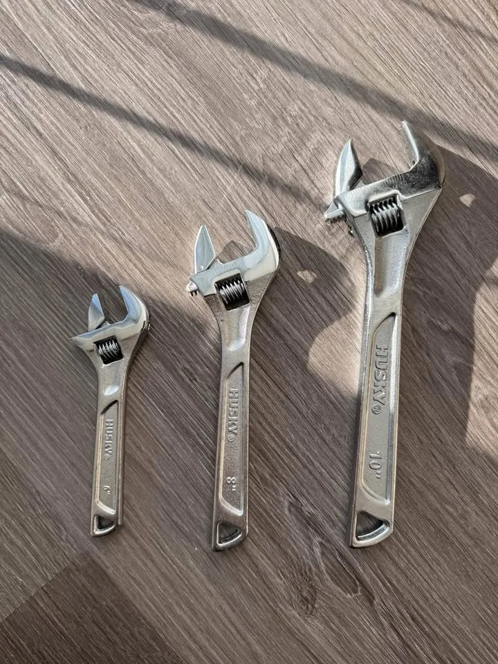 Husky Adjustable Wrench Set of 3 image indicator(2)
