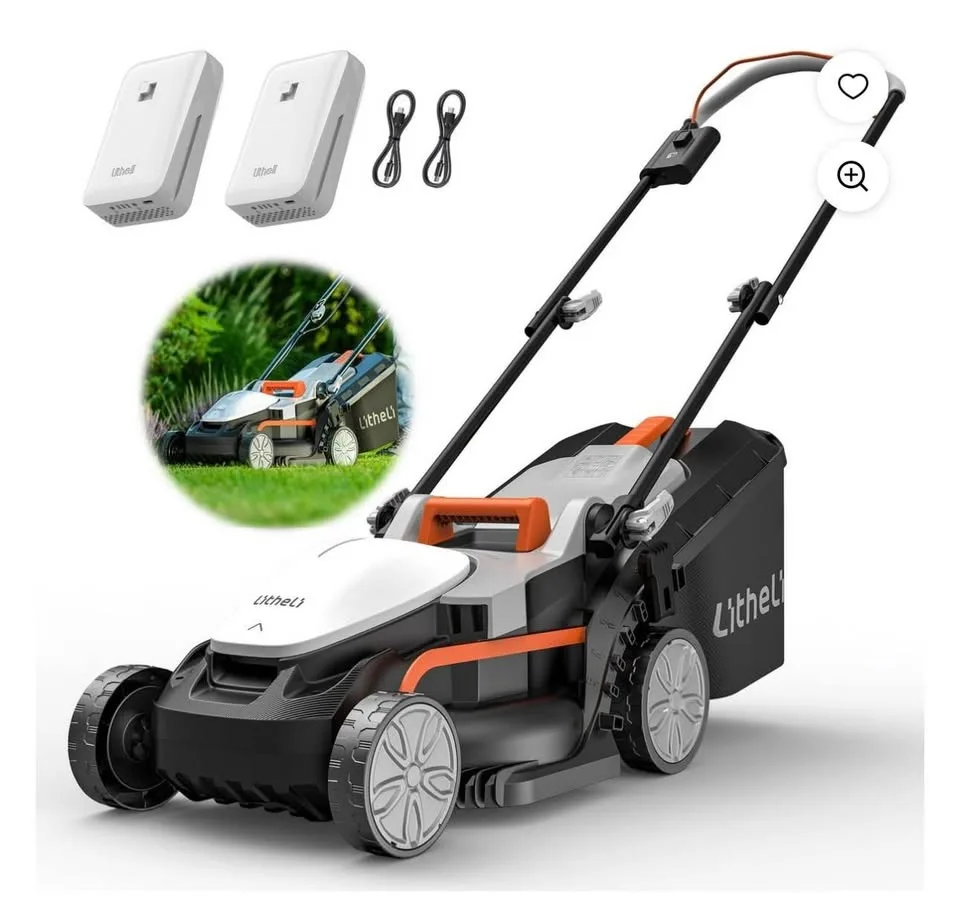 Litheli Cordless Lawn Mower, U20 Series 20V Electric... image indicator(2)