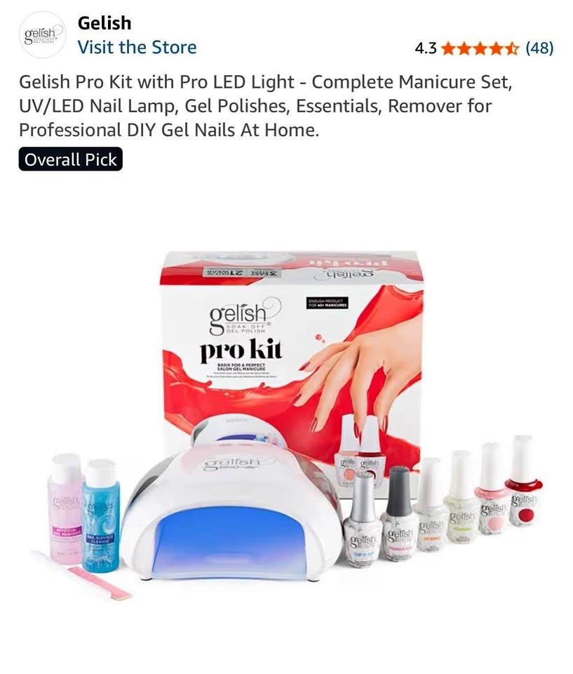 Gelish Pro Nail Kit w Nail Drill + Extra Polish