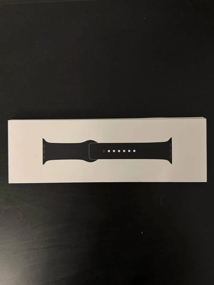 Apple Watch black sport band-46MM size M/L image indicator(3)