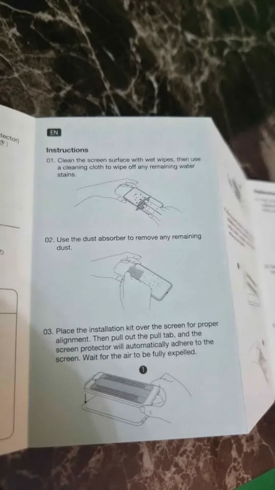 Galaxy S25 Tempered Glass Screen Protector + Applicator image indicator(3)